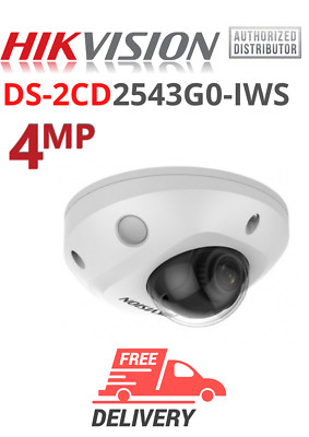 Hikvision DS-2CD2543G2-IWS 4 MP AcuSense Built-in Mic Fixed Mini Dome