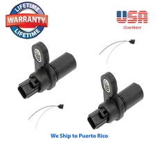 2 Trans Input Output Vehicle Speed Sensor With connector Fit:Chrysler Dodge Jeep