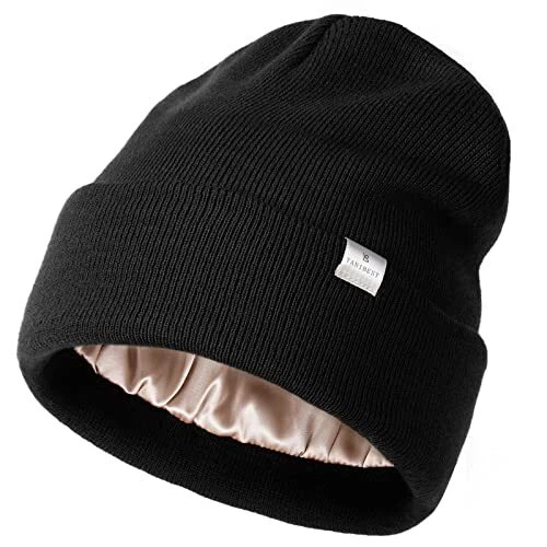 Satin lined beanie deals