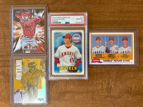 2018 Topps Heritage Shohei Ohtani 17 Variation PSA 10