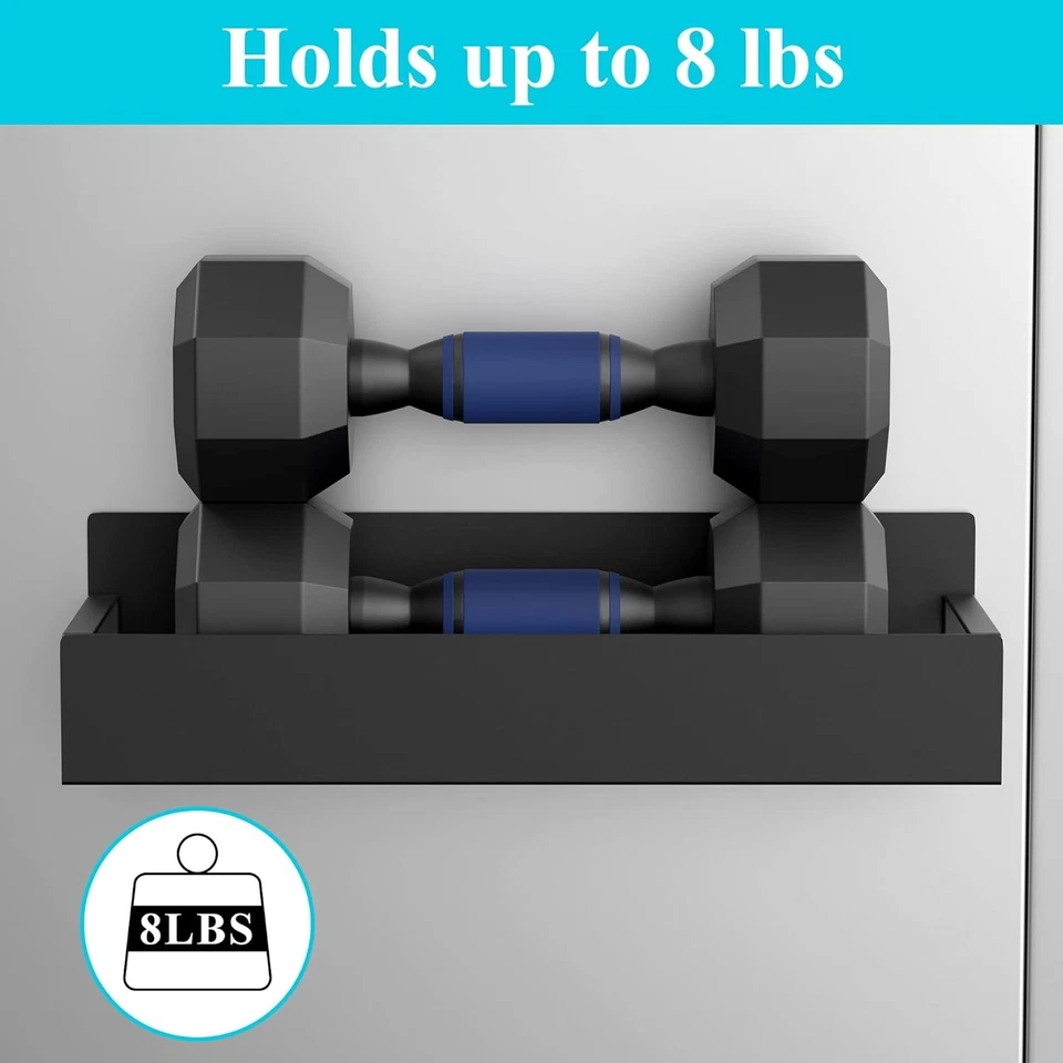 Pack de 4 organizadores magnéticos para especias para refrigerador y horno negro Foto 4 de 4