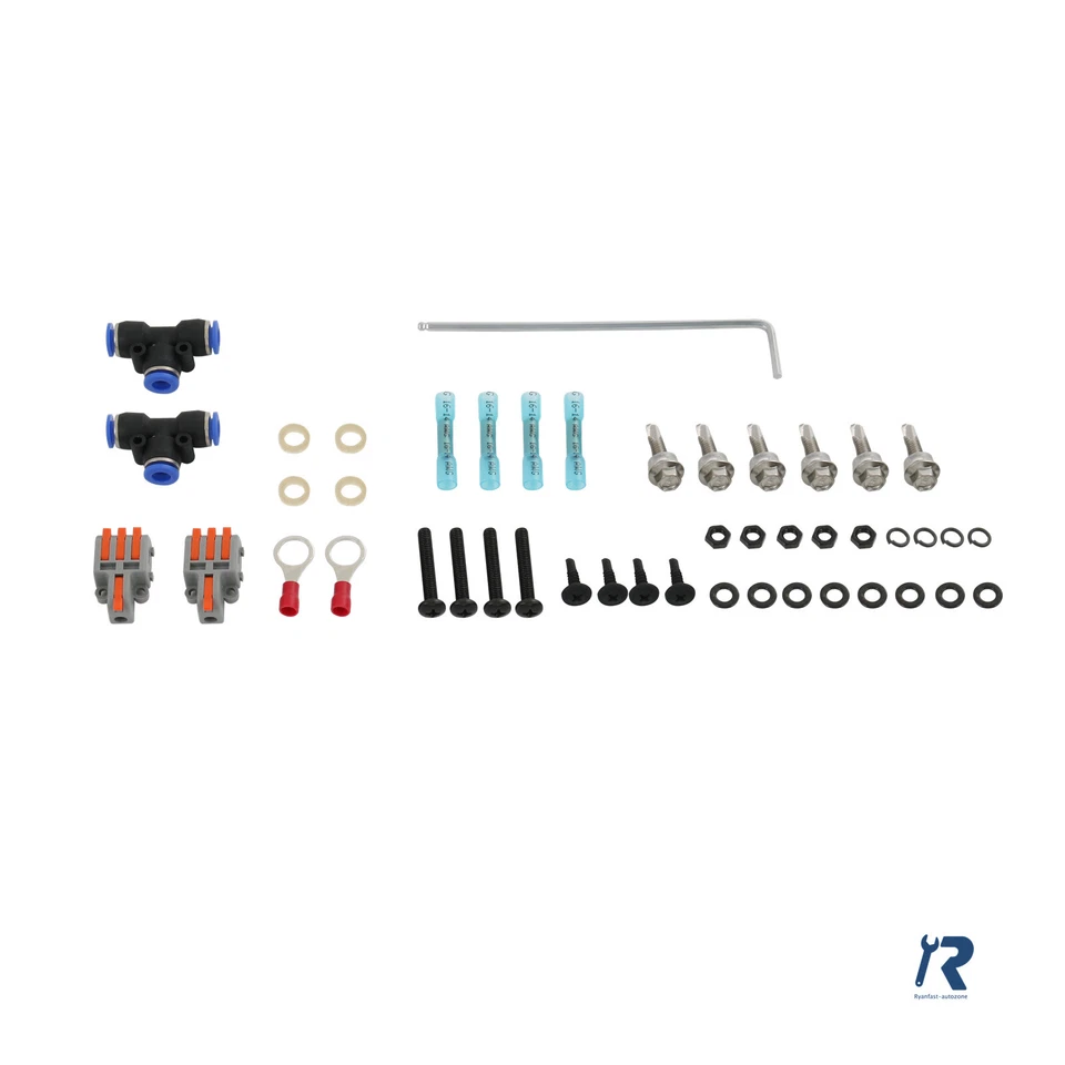 AD131595V Air Suspension Compressor Guage Switch Amps Kit Bag Control Kit  - Image 3 of 4