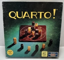 QUARTO! Wooden Board Game  Vintage 1993 Gigamic Mensa Select New Open Box