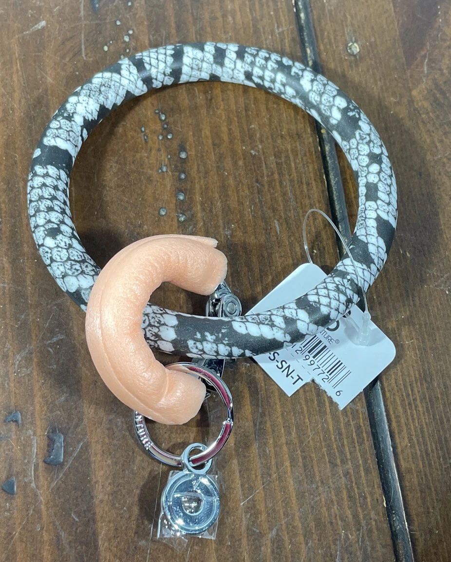 Big O Key Ring - Snakeskin/Lizard Leather - Gift and Gourmet