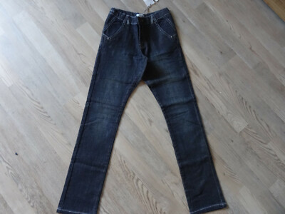 ABSORBA/CONFETTI  MÄDCHEN JEANS schwarz Gr. 6A/116-12A/152 %% NP: 51  