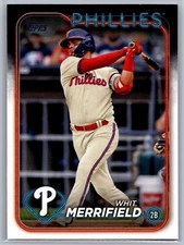 2024 Topps Series 2 #661 Whit Merrifield Philadelphia Phillies MLB Baseball Card