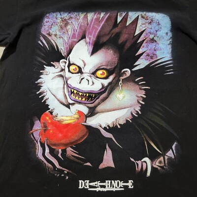 DEATH NOTE 　ヴィンテージ Tシャツ Vintage Y2K Death Note T Shirt “Light and Misa” Black Anime