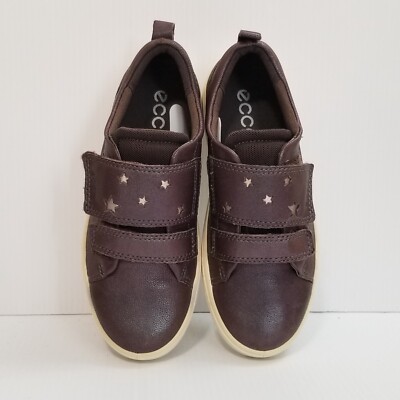 ECCO Kids Toddlers Teens Size Youth Brown Leather Shoes