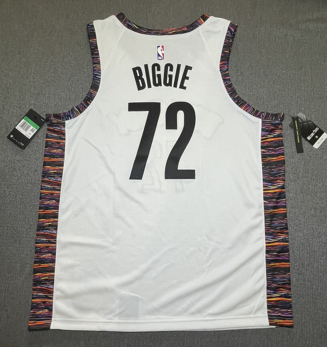 Nike NBA Brooklyn Nets Bed-Stuy #72 Biggie Home Jersey [CU0192-100