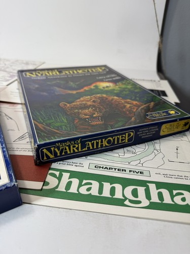 Chaosium Call of Cthulhu 1-5.5 Ed Masks of Nyarlathotep (1st Ed) Fair/VG+ - Picture 12 of 18