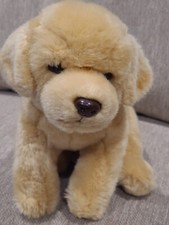 Animal Alley Toys R Us Golden Yellow Lab Labrador Puppy Dog Realistic Plush 11"