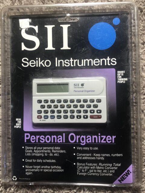 RARE New VTG 1994 Seiko Instruments Personal Electronic Organizer DF3401 