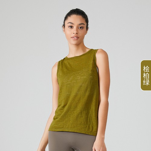 Sportliche Yoga-Shirts mit offenem Rücken für Damen lässig Krawatte Rücken trockene Passform Training Tank Tops - Bild 30 von 33