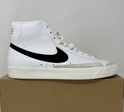 RIGHT SHOE ONLY Nike Blazer Mid '77 Vintage White Black Size 10.5 New BQ6806-100