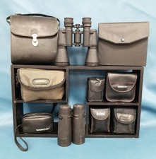 10 Pairs of Vintage-Now Binoculars Sporting Hunting Bird-Watching Bushnell+Tasco