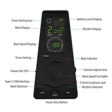 Elektronisches Digitalmetronom Mit Timer Univ...