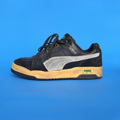 PUMA SLIPSTREAM LO - PREMIUM BLACK - 8.5 - LEATHER - GOOD CONDITION