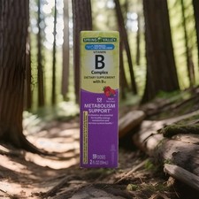 Spring Valley Sublingual Vitamin B Complex with B12 Dietary Supplement