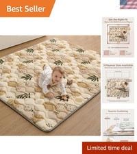 Versatile 71x59 Inch Baby Play Mat - Indoor and Outdoor Use, Machine Washable