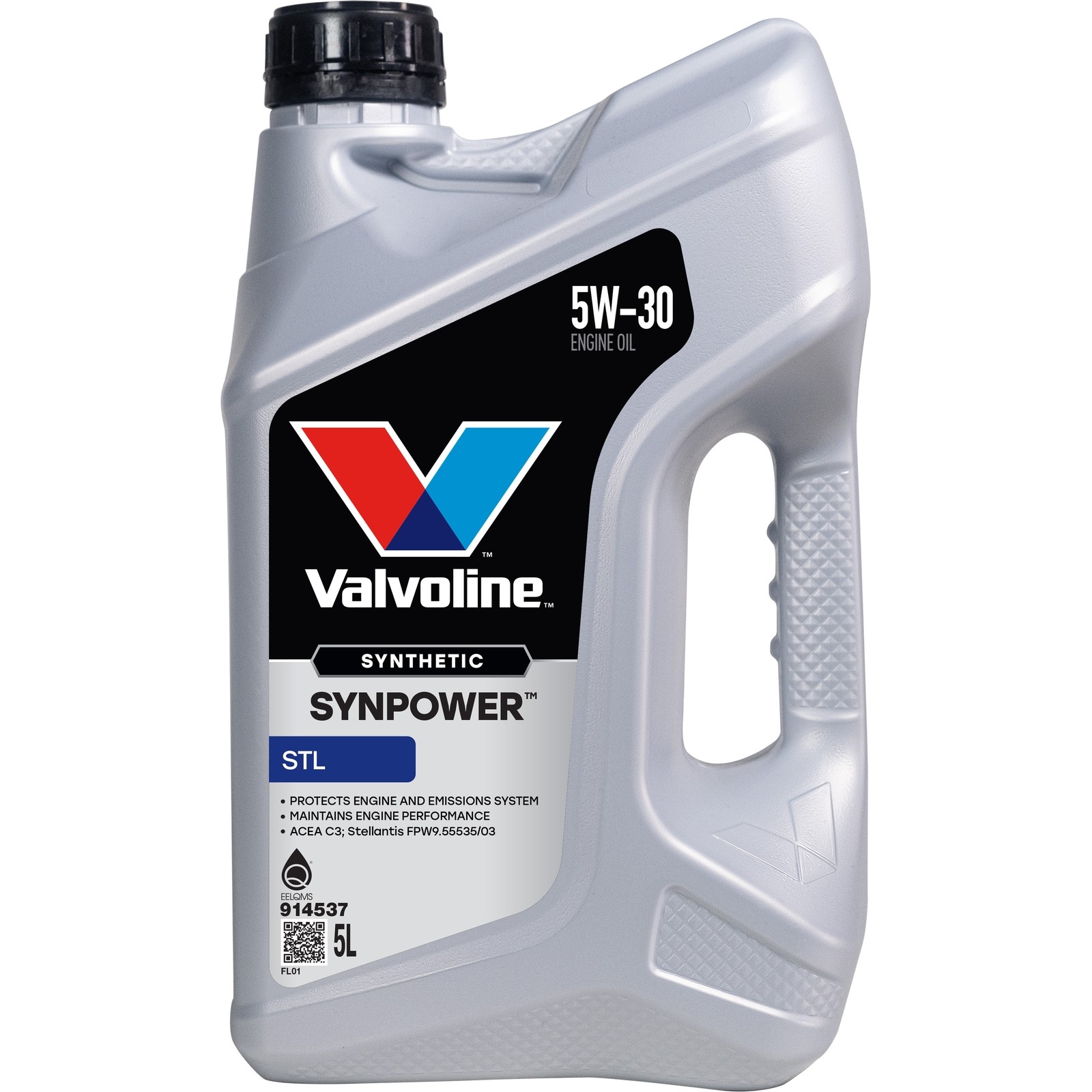 Valvoline SynPower STL 5w-30 Fully Synthetic Engine Oil - 5w30 5 Litres 5L