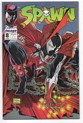 Spawn 8 SIGNED Steve Oliff Colorist Image Comics 1993 Todd McFarlane Spider-Man