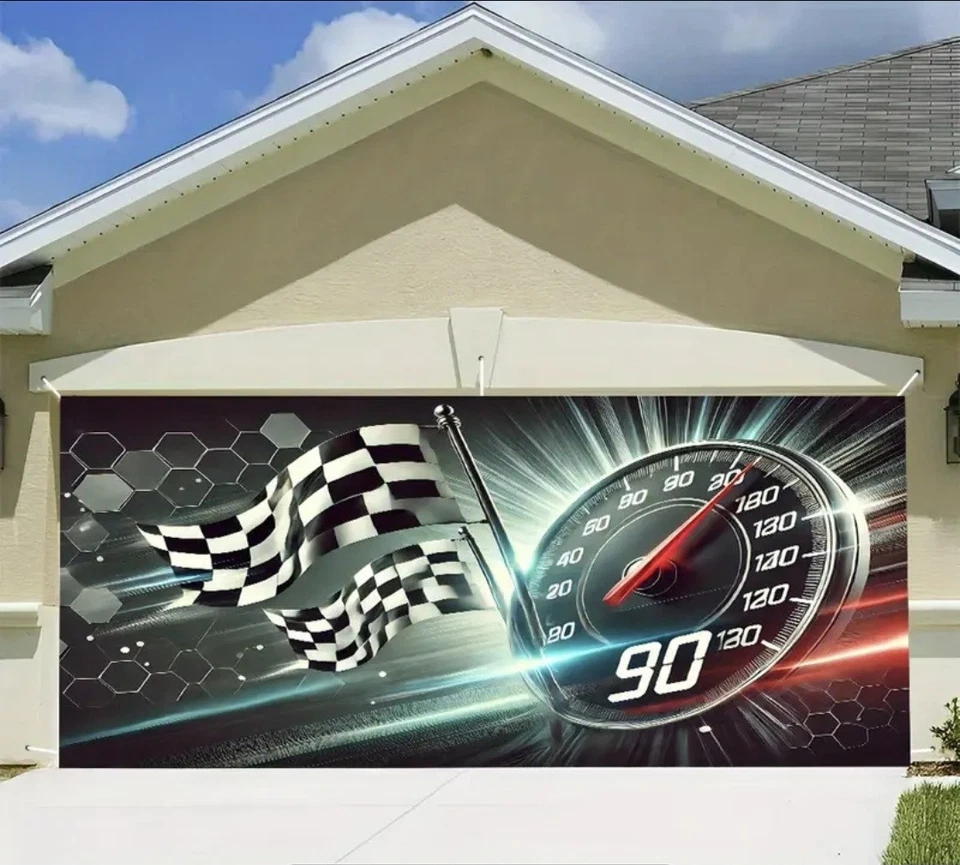 Polyester Poster 400x180cm Werkstatt CupRennsport Legende Werkstatt Uhr Fahn6424 - Imagem 2 de 4