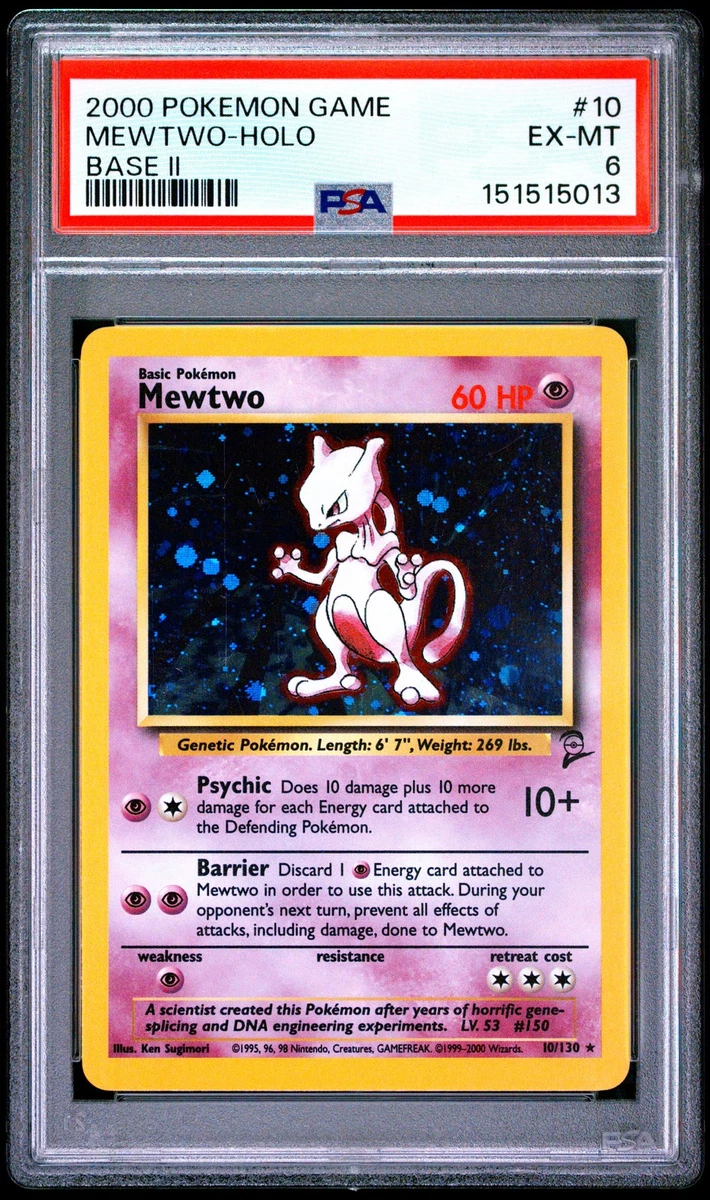 Mewtwo Pokémon TCG Professional Sports Authenticator (PSA