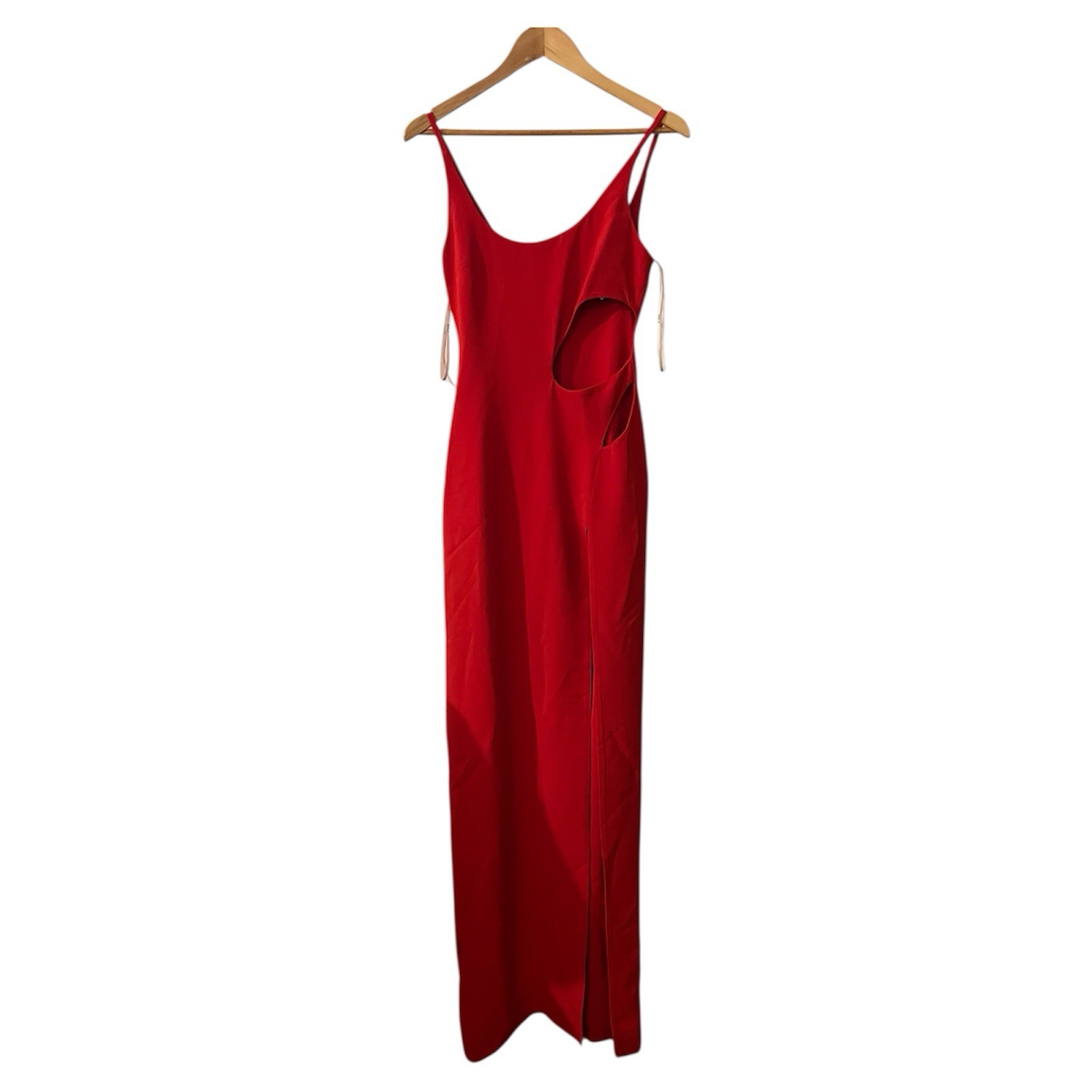 Et Ochs Rowena High Slit Gown, Color: Cherry