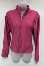 Nike Dri-Fit Bright Pink Women s Full Zip M Athletic Track Jacket
