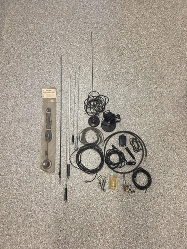 CB Whips, Cables, And Bases Antenna Bundle Mostly Used Grab Bag