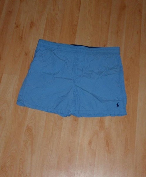 Men Polo Ralph Lauren Shorts Blue Nylon 34