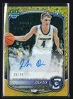 Josh DIX 2025-26 Bowman Chrome AUTO 1st Gold Shimmer #'d 25/50 OKC THUNDER!