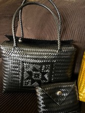 hand woven bags, with or without wallet/clutch