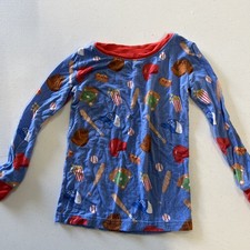 Little Sleepies All Stars Baseball Pajama Lounge Long Sleeve Shirt