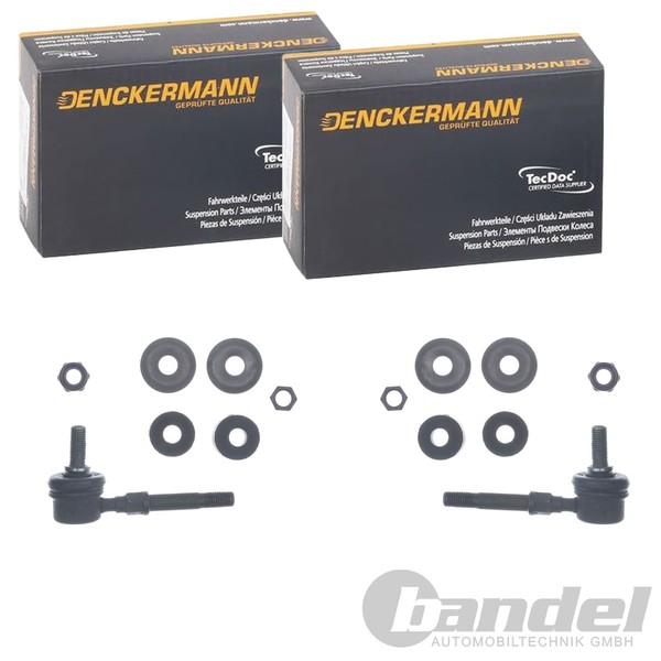 2X Denckermann Koppelstangen Vorne Passend FüR Mitsubishi Colt Lancer Links+Rech-image