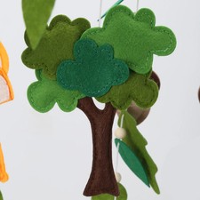 Woodland Baby Mobile Forest Animal Nursery Gender Neutral Decor