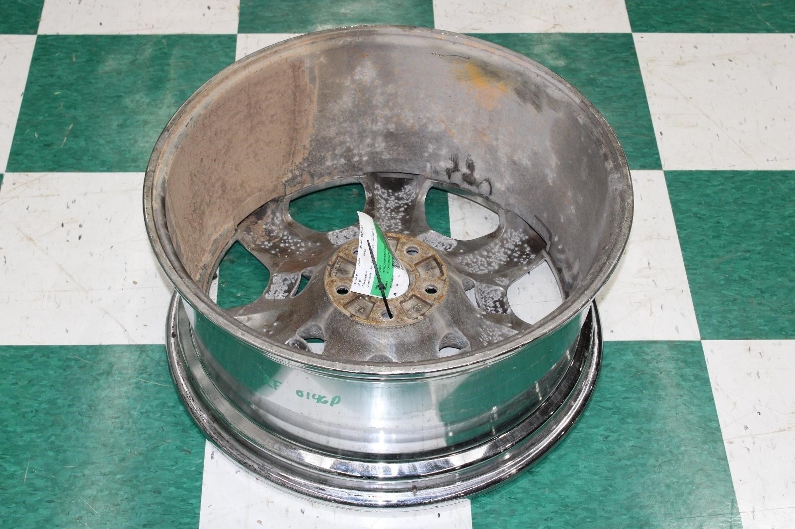 ⚠️WORN⚠️ 03-12 Flying Spur Mansory OEM Chrome 7 Spoke 20x9 Factory Wheel WTY Rim