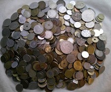 LOTTO DI  5 KG MONETE COINS SOLO STRANIERE ANNI fine 800-2020 BB+-SPL-SPL+ (502)