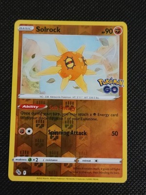Solrock - 039/078 (Reverse Holo) #39 - Pokemon Sword & Shield: Pokemon Go