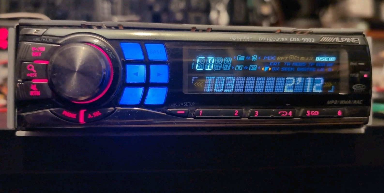 Alpine Car Radio CD MP3 WMA AAC HD Sat  Ai-NET Ready CDA-988