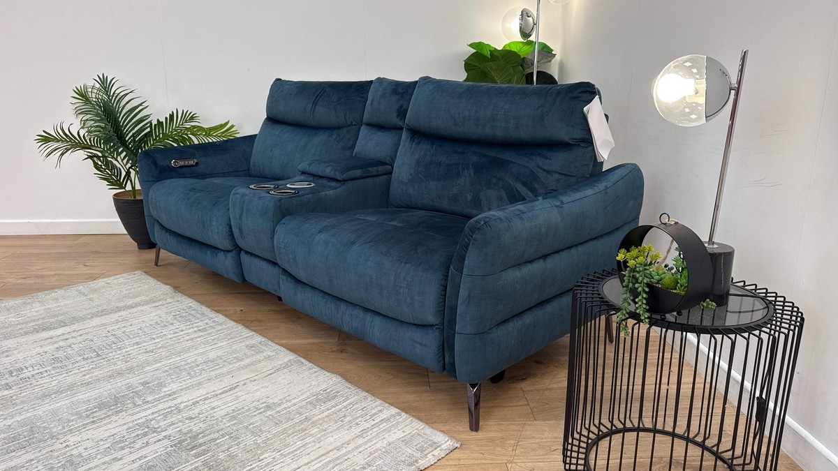 Sofology The Renato Seater Fabric Recliner Sofa in Heritage