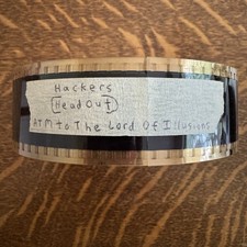 HACKERS 35mm Movie Film Trailer Vintage Reel 1995 Preview Cyber Thriller Crime