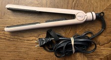 L'ANGE Le Ceramique 1-Pass Flat Iron Hair Ceramic Straightener Blush Pink WORKS!