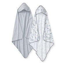 Burt's Bees Baby Hooded Towels Organic Cotton Super Soft Terry 100 Cotton New
