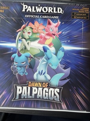 Palworld Official Card Game Dawn of Palpagos BP01 SEALED BOOSTER BOX 1st Ed 12PK