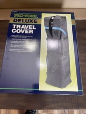 Golf Clubs Travel Cover Pro Fore Deluxe With Box Preowned No Shoulder Strap