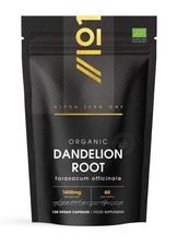 Organic Dandelion Root 1400mg – 120 Vegan Capsules – 1