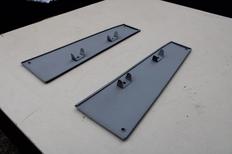 1960 - 1963 Ford Falcon Ranchero B Pillar Interior Metal Trim Panels R + L Foto 4 de 4