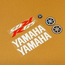 White/Red/White 7 Piece Sticker Set for Yamaha YZF-R 125 08-13