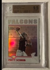 2004 TOPPS Chrome REFRACTOR Matt Schaub RC Rookie Card #211 BGS 9.5
